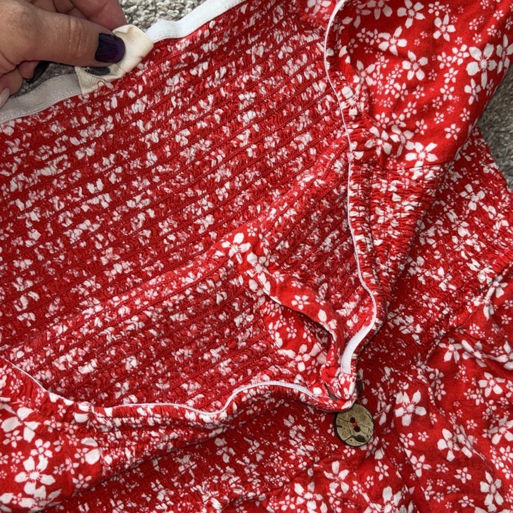 5 for $25🎈Roxy red dress - Picture 5 of 7